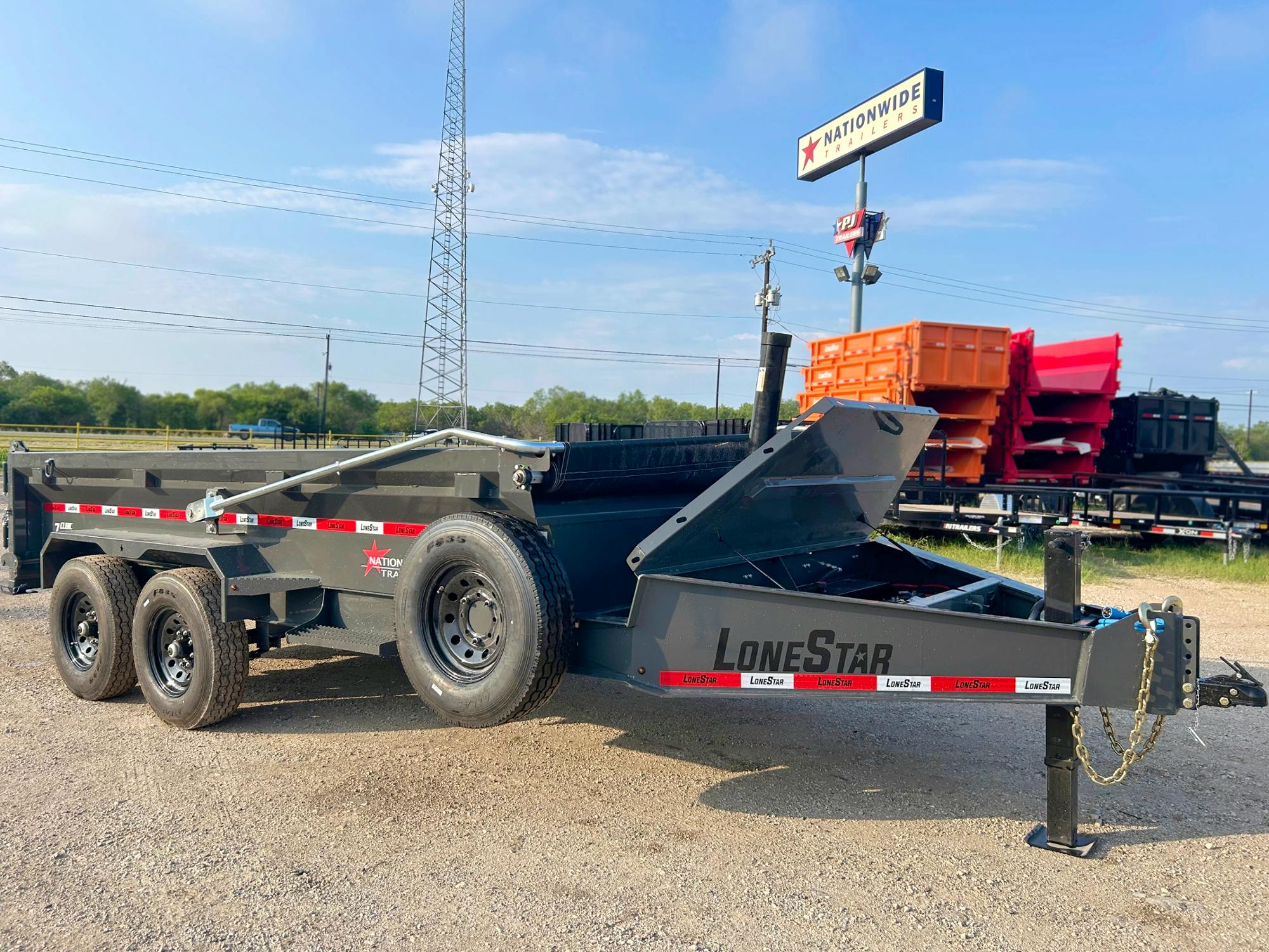 LoneStar 14'x83" Telescopic Dump Trailer w/ 2' Sides (DT) - Image 5