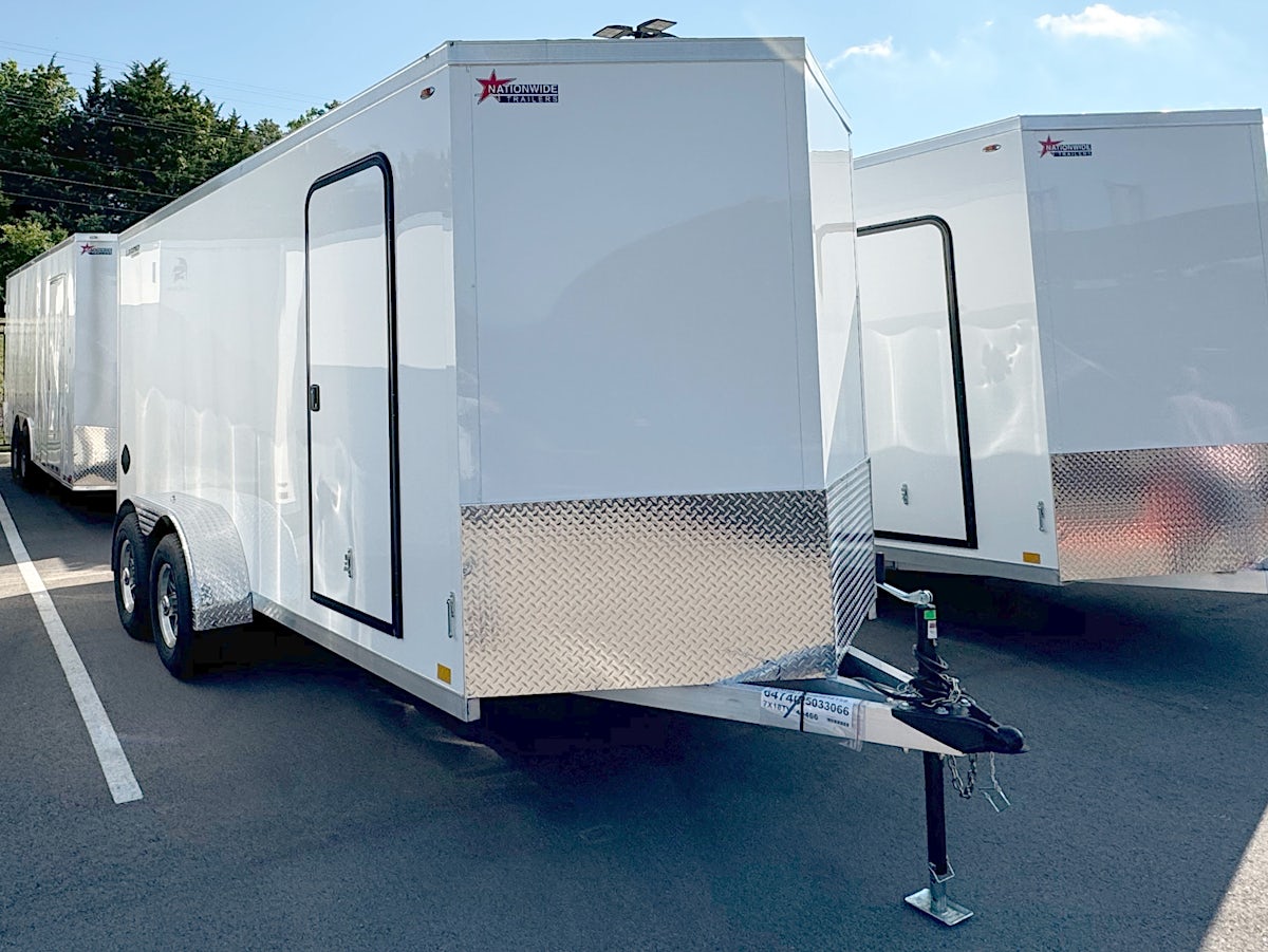 Legend 7'x16' Enclosed Cargo Trailer w/ Rear Ramp Door (C2) - Image 1