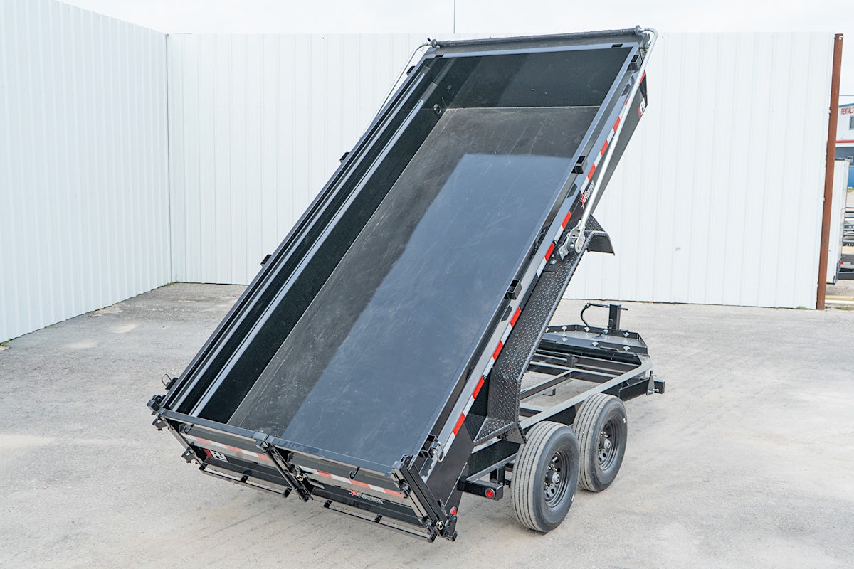 PJ Trailers 14'x83" Voyager Dump Trailer w/ 2' Sides (DV) - Image 22