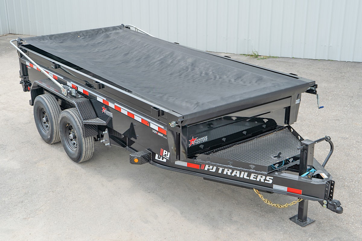 PJ Trailers 14'x83" Voyager Dump Trailer w/ 2' Sides (DV) - Image 7