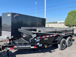 PJ Trailers 14'x83" Voyager Dump Trailer w/ 2' Sides (DV) Stock #71387 - Thumbnail 1