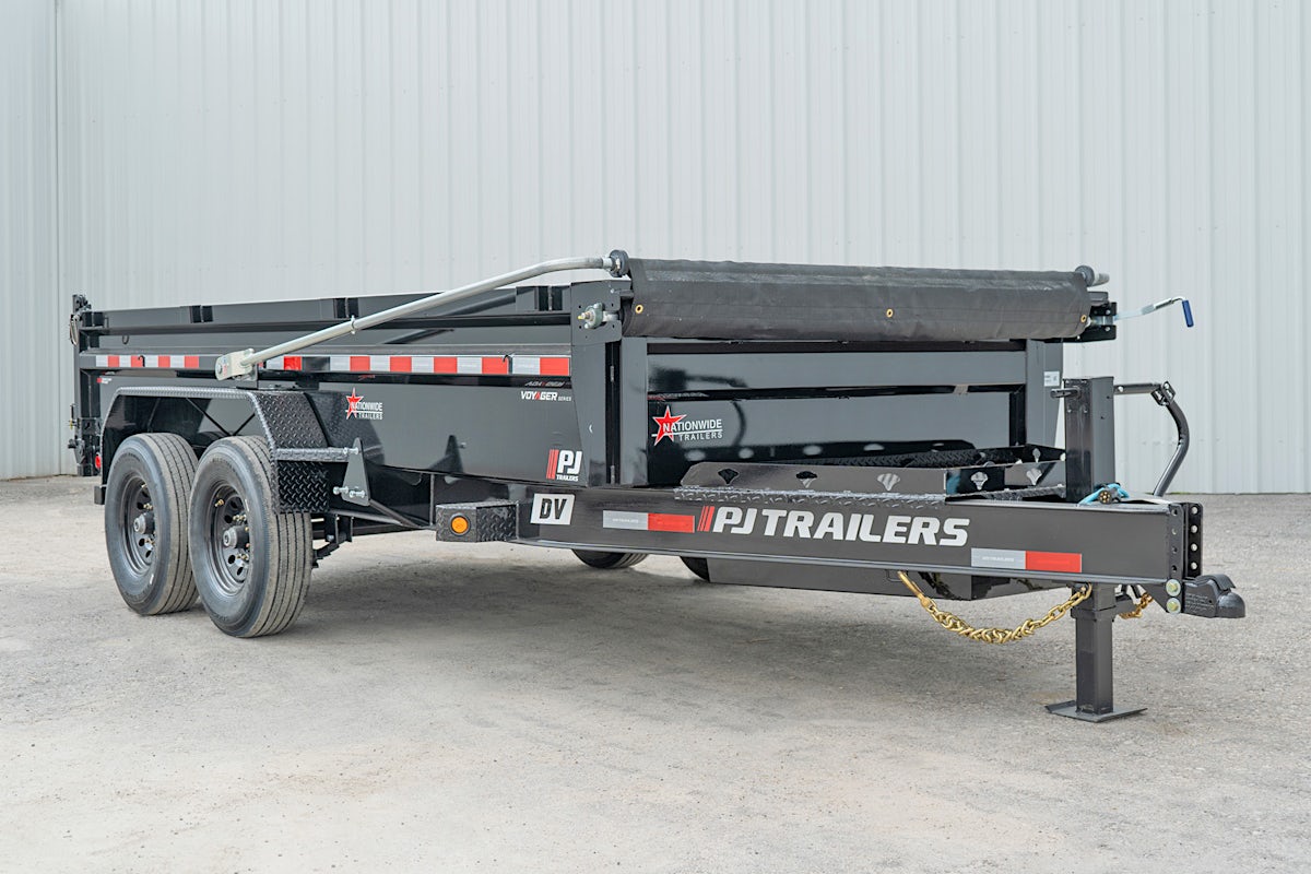 PJ Trailers 14'x83" Voyager Dump Trailer w/ 2' Sides (DV) - Image 4