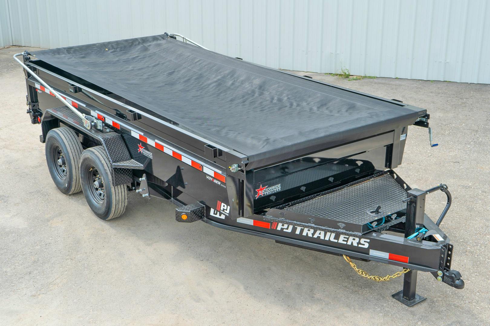 PJ Trailers 14'x83" Voyager Dump Trailer w/ 2' Sides (DV) - Image 7