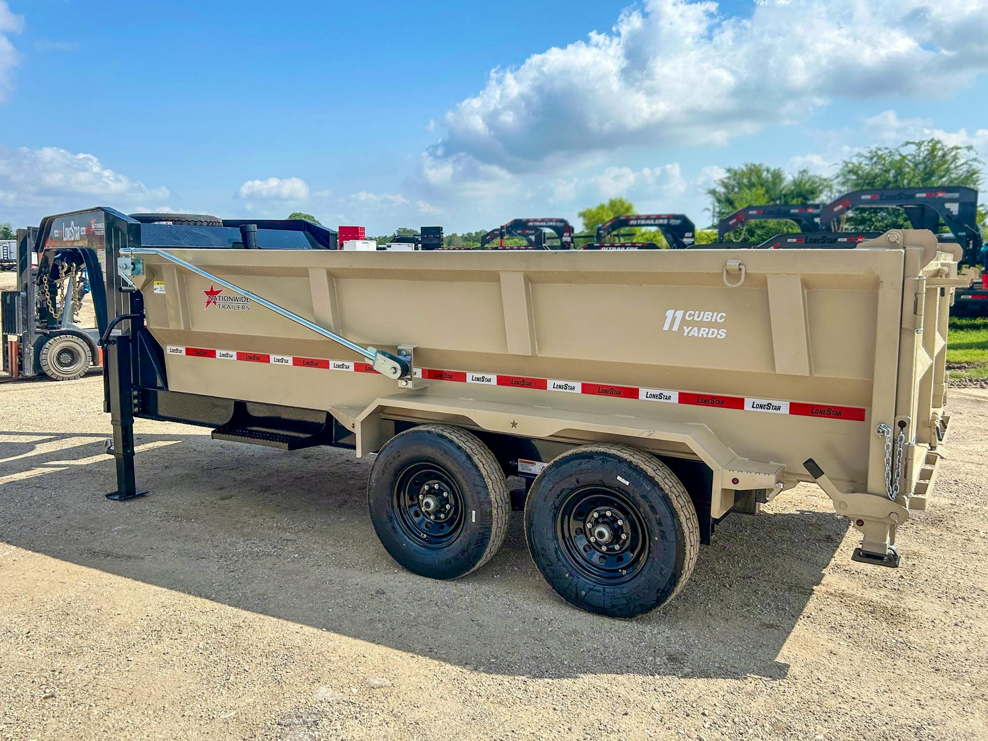 LoneStar 14'x83" Telescopic Dump Trailer w/ 3' Sides (DT) - Image 4