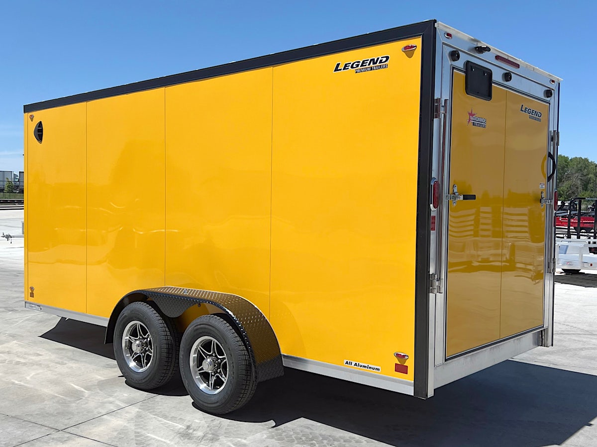 Legend 7'x16' Enclosed Cargo Trailer w/ Rear Ramp Door (C2) - Image 5