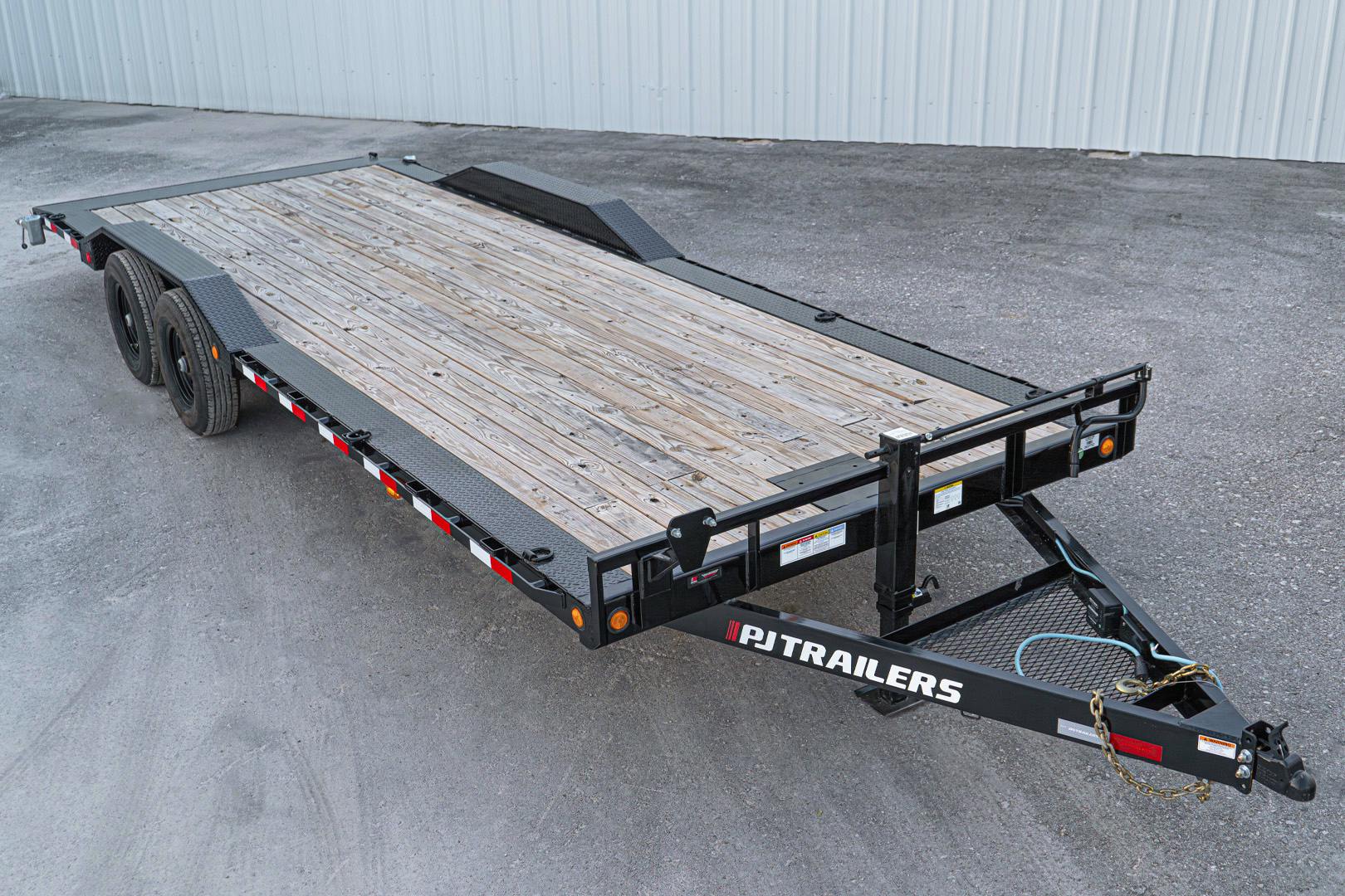 PJ Trailers 24'x102" 6" Channel Super-Wide Equipment Trailer (B6) - Stock #71643 - Image 2 of 17