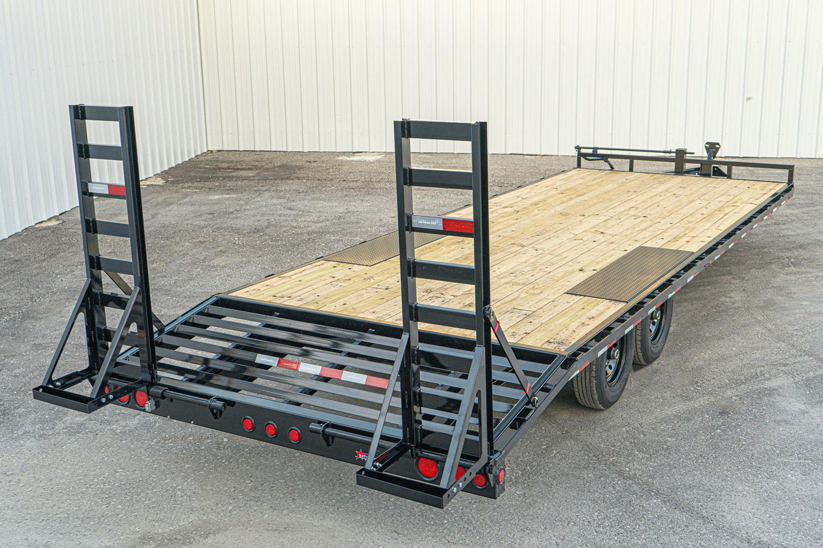 PJ Trailers 24'x102" 8" I-Beam Deckover Flatbed Trailer (F8) - Stock #71645 - Image 10 of 13