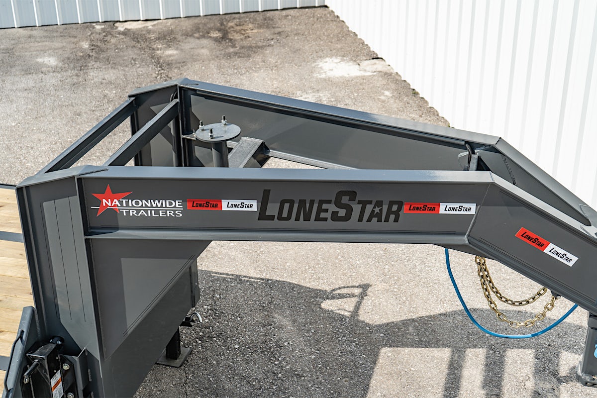 LoneStar 32'x102" Gooseneck Low Pro Flatbed Trailer w/ Duals (LD) - Image 5