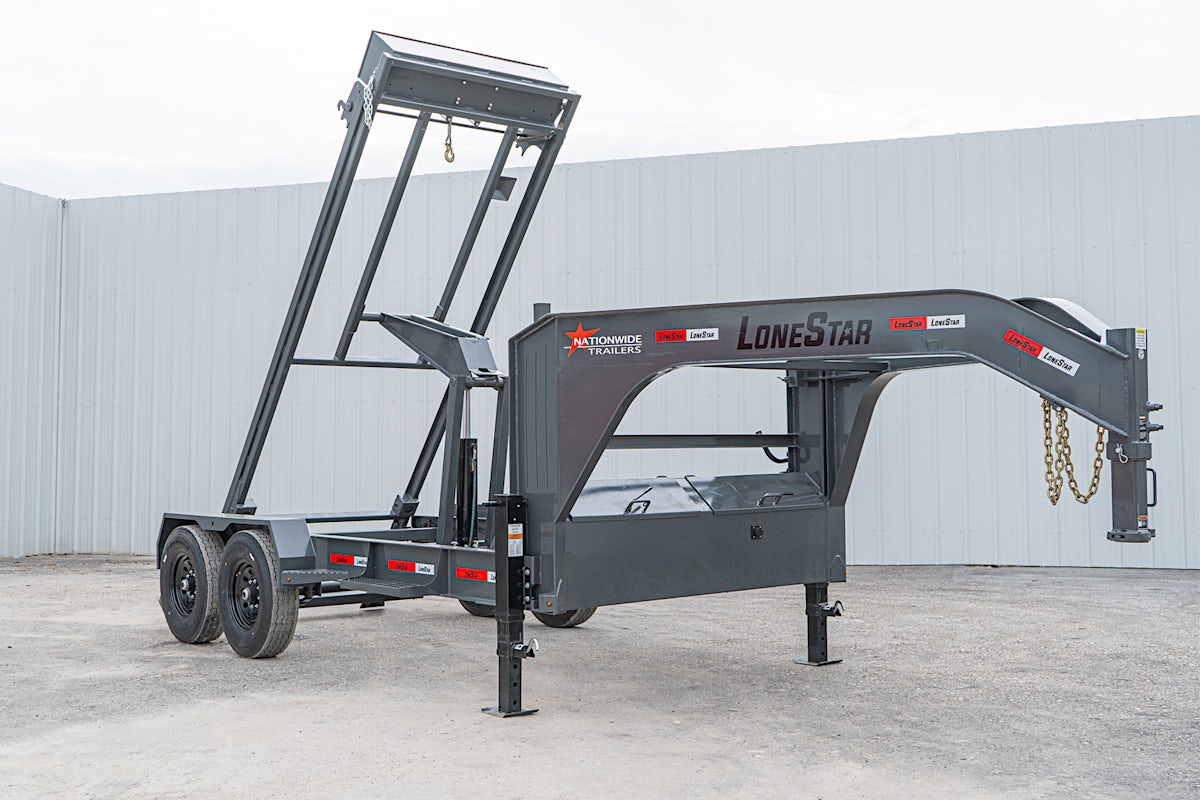 LoneStar 14' HD Roll Off Dumpster Trailer (DR) - Image 4