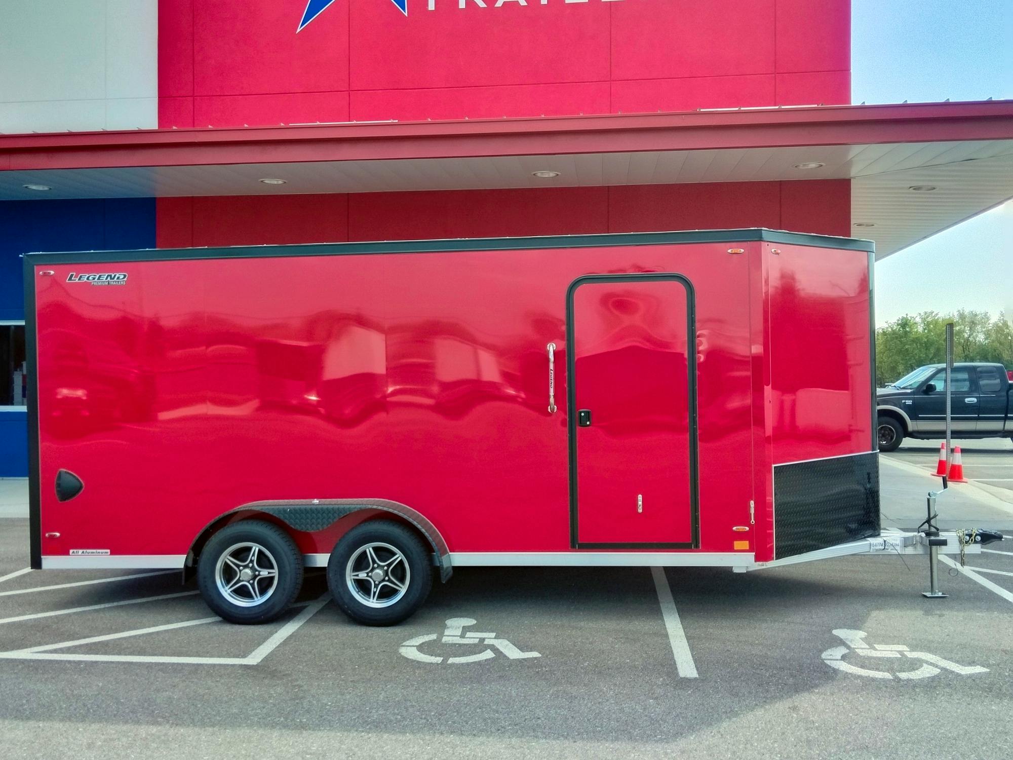 Legend 7'x16' Enclosed Cargo Trailer w/ Rear Ramp Door (C2) - Image 2