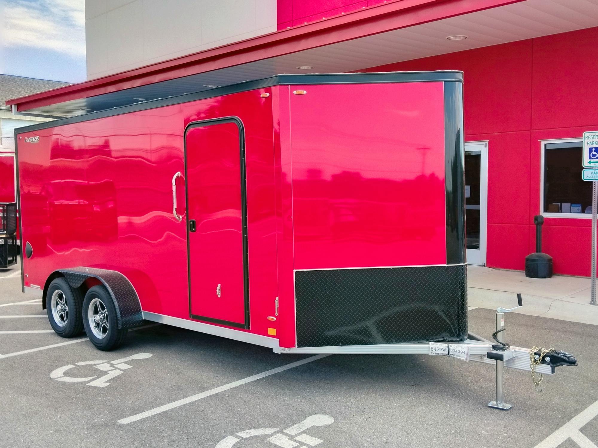 Legend 7'x16' Enclosed Cargo Trailer w/ Rear Ramp Door (C2) - Image 1