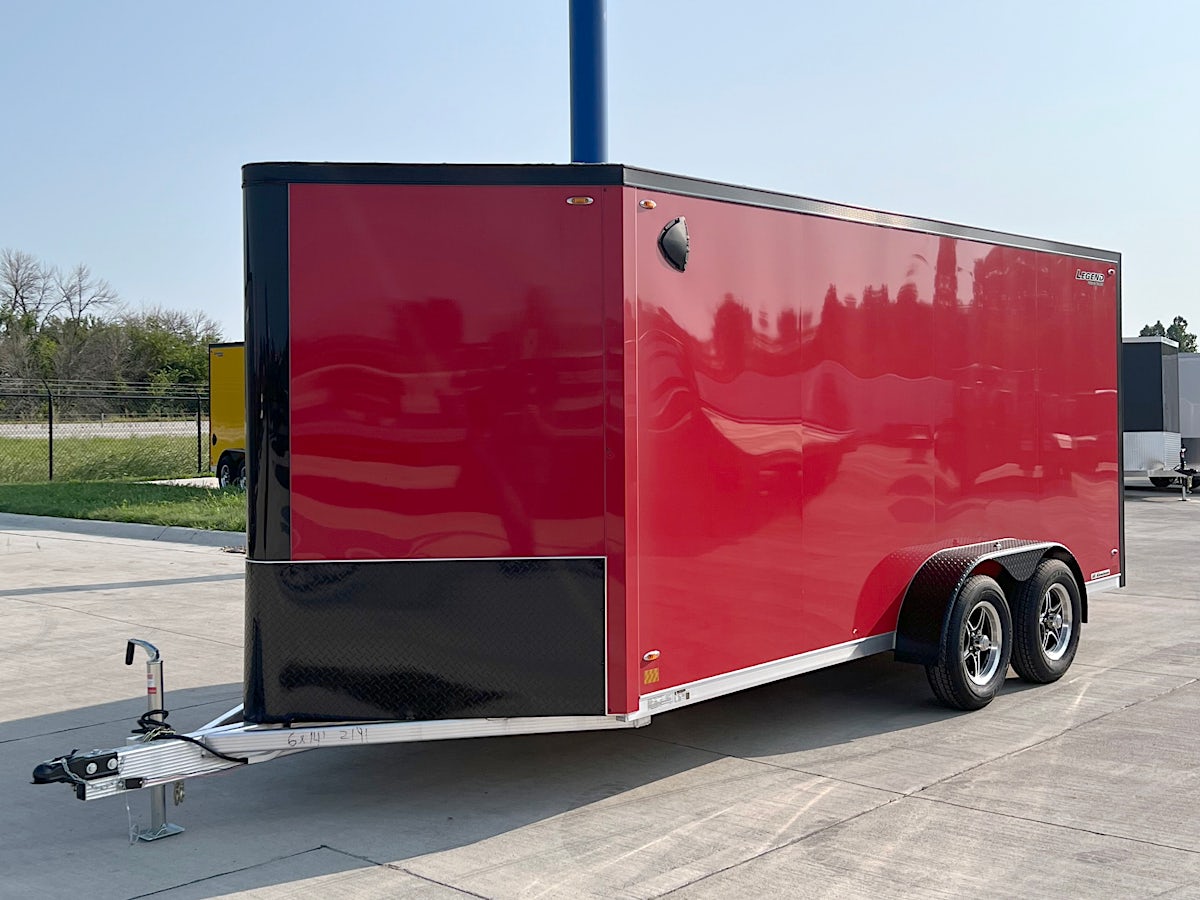 Legend 6.5'x16' Enclosed Cargo Trailer w/ Rear Ramp Door (C2) - Image 2