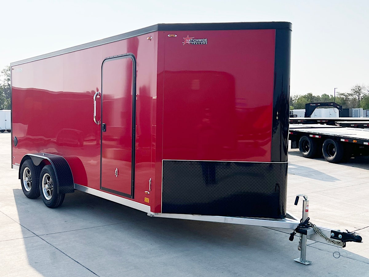 Legend 6.5'x16' Enclosed Cargo Trailer w/ Rear Ramp Door (C2) - Image 1