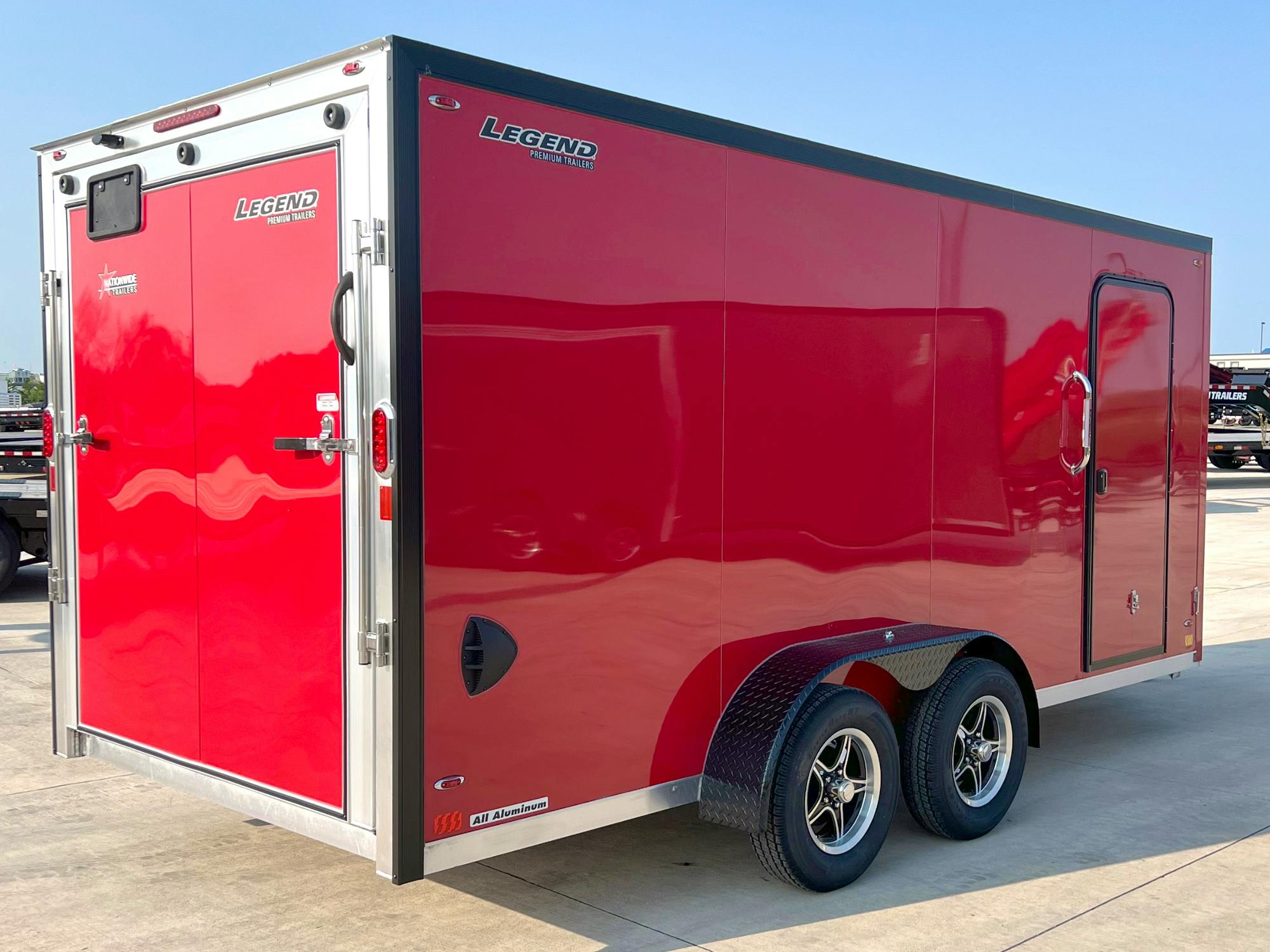 Legend 6.5'x16' Enclosed Cargo Trailer w/ Rear Ramp Door (C2) - Image 3