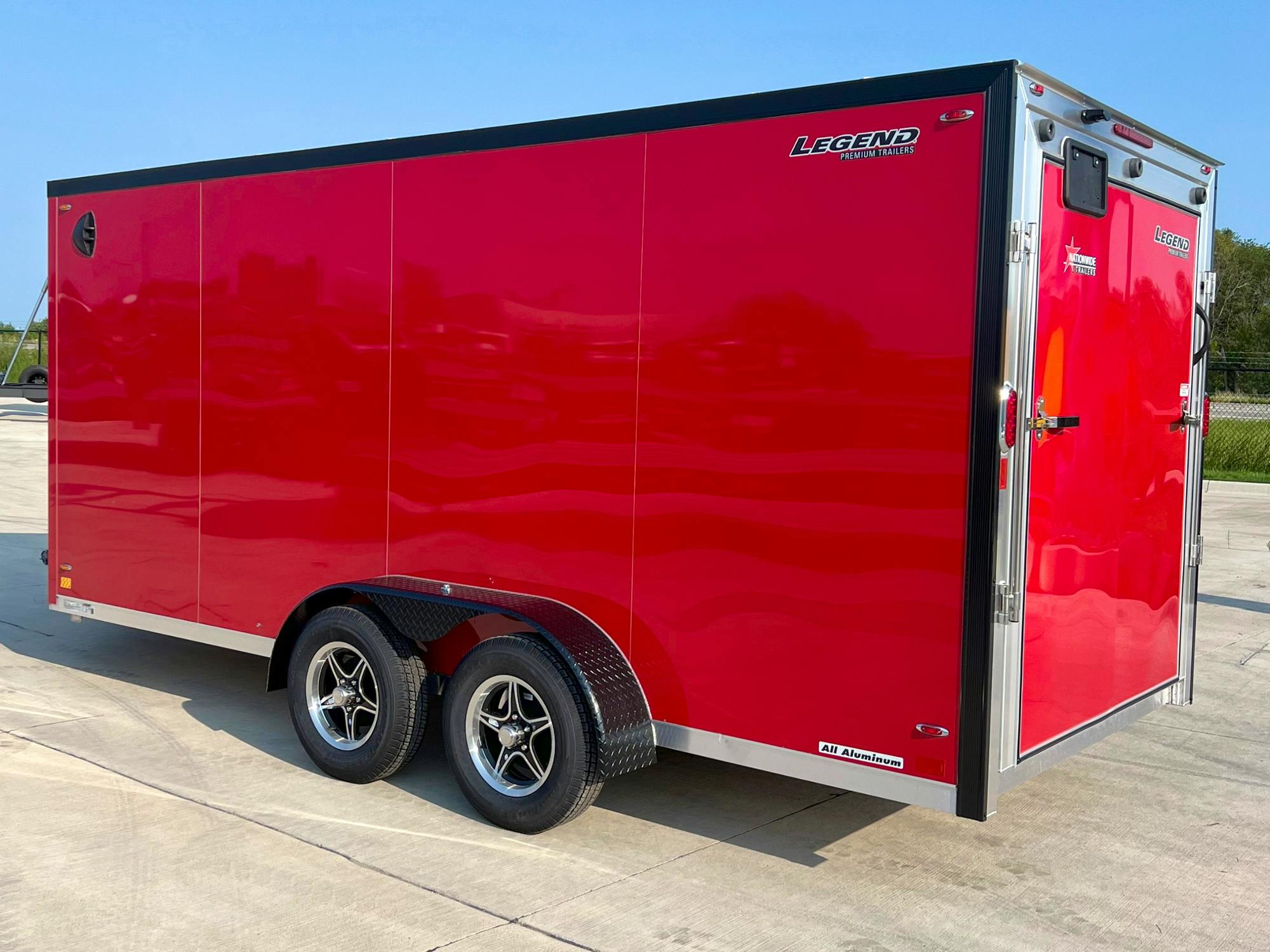 Legend 6.5'x16' Enclosed Cargo Trailer w/ Rear Ramp Door (C2) - Image 4