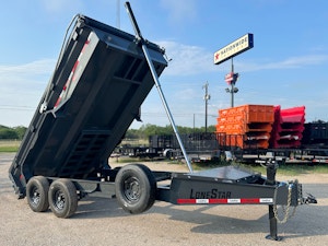 LoneStar 14'x83" Telescopic Dump Trailer w/ 2' Sides (DT)