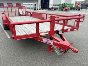 Texas Bragg 22'x83" Utility Trailer w/ 2' Dovetail & 3' Gate (U2)