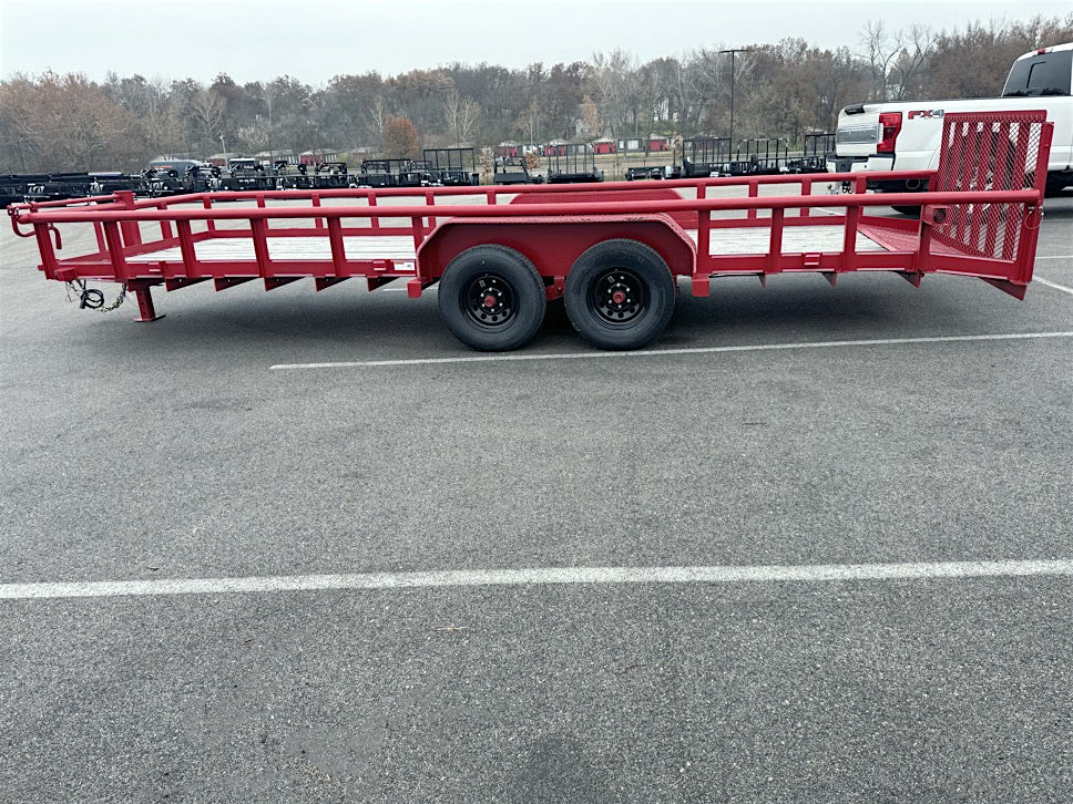 Texas Bragg 22'x83" Utility Trailer w/ 2' Dovetail & 3' Gate (U2) - Image 5