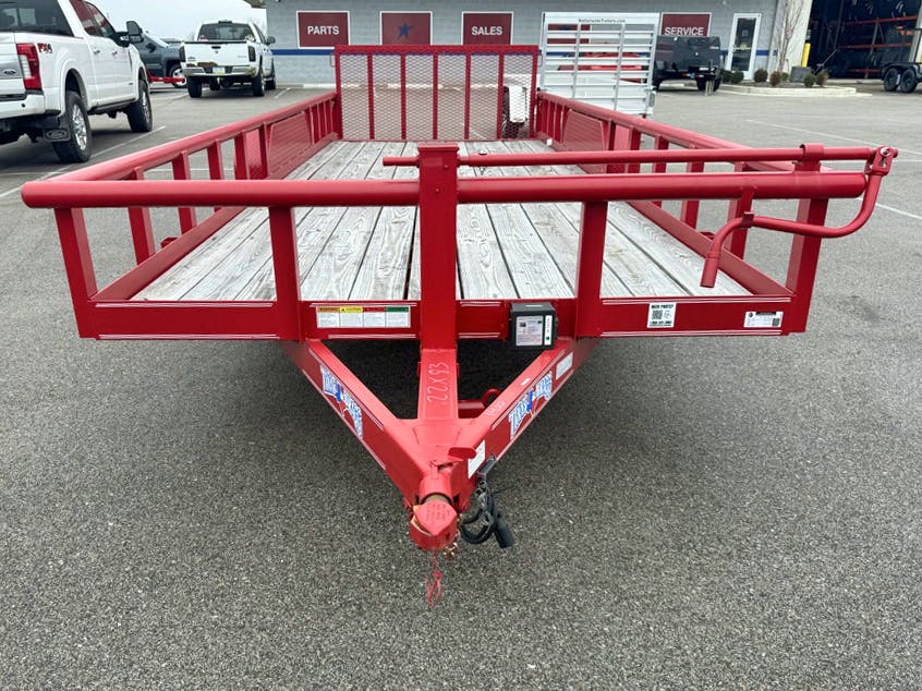 Texas Bragg 22'x83" Utility Trailer w/ 2' Dovetail & 3' Gate (U2) - Image 3