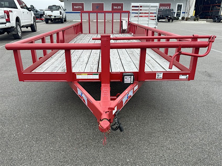 Texas Bragg 22'x83" Utility Trailer w/ 2' Dovetail & 3' Gate (U2) - Image 3