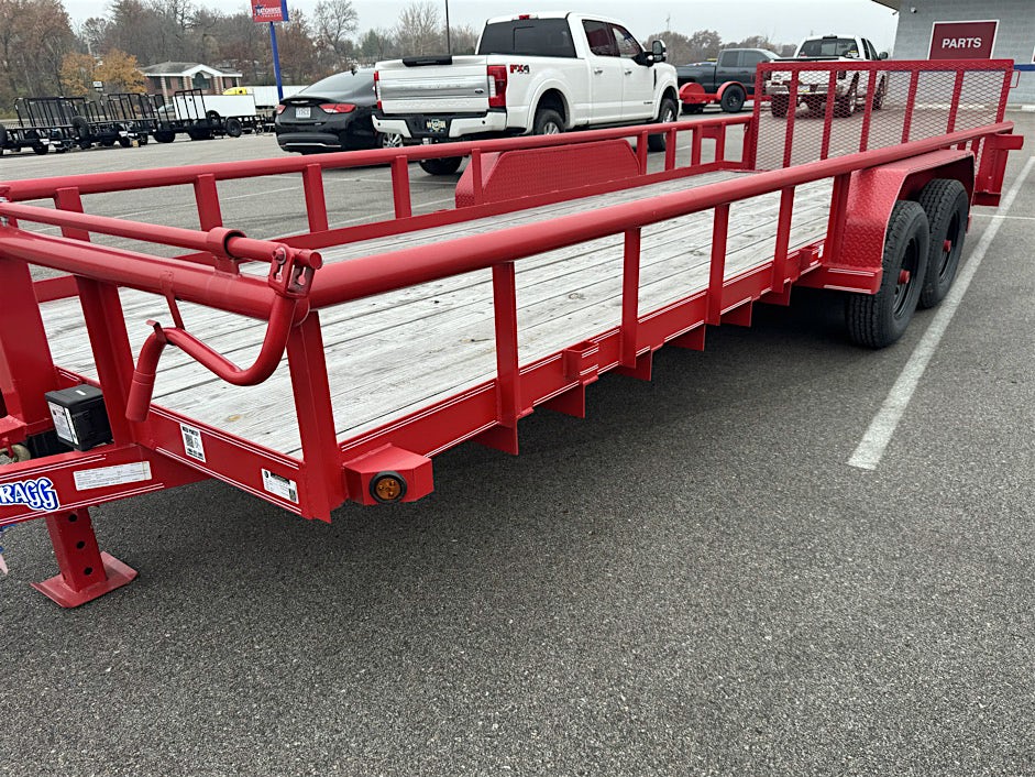 Texas Bragg 22'x83" Utility Trailer w/ 2' Dovetail & 3' Gate (U2) - Image 2