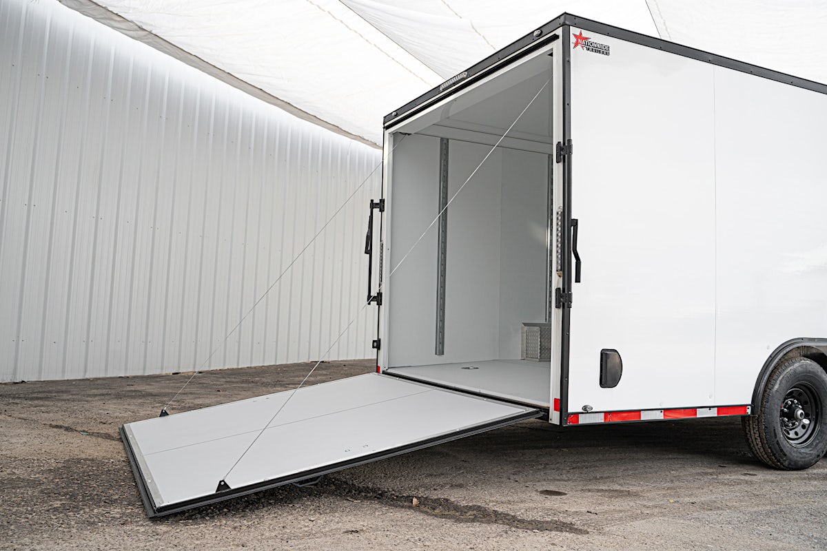 CellTech 8.5'x20' All-Steel Enclosed Cargo Trailer w/ Rear Ramp Door (C2) - Image 12