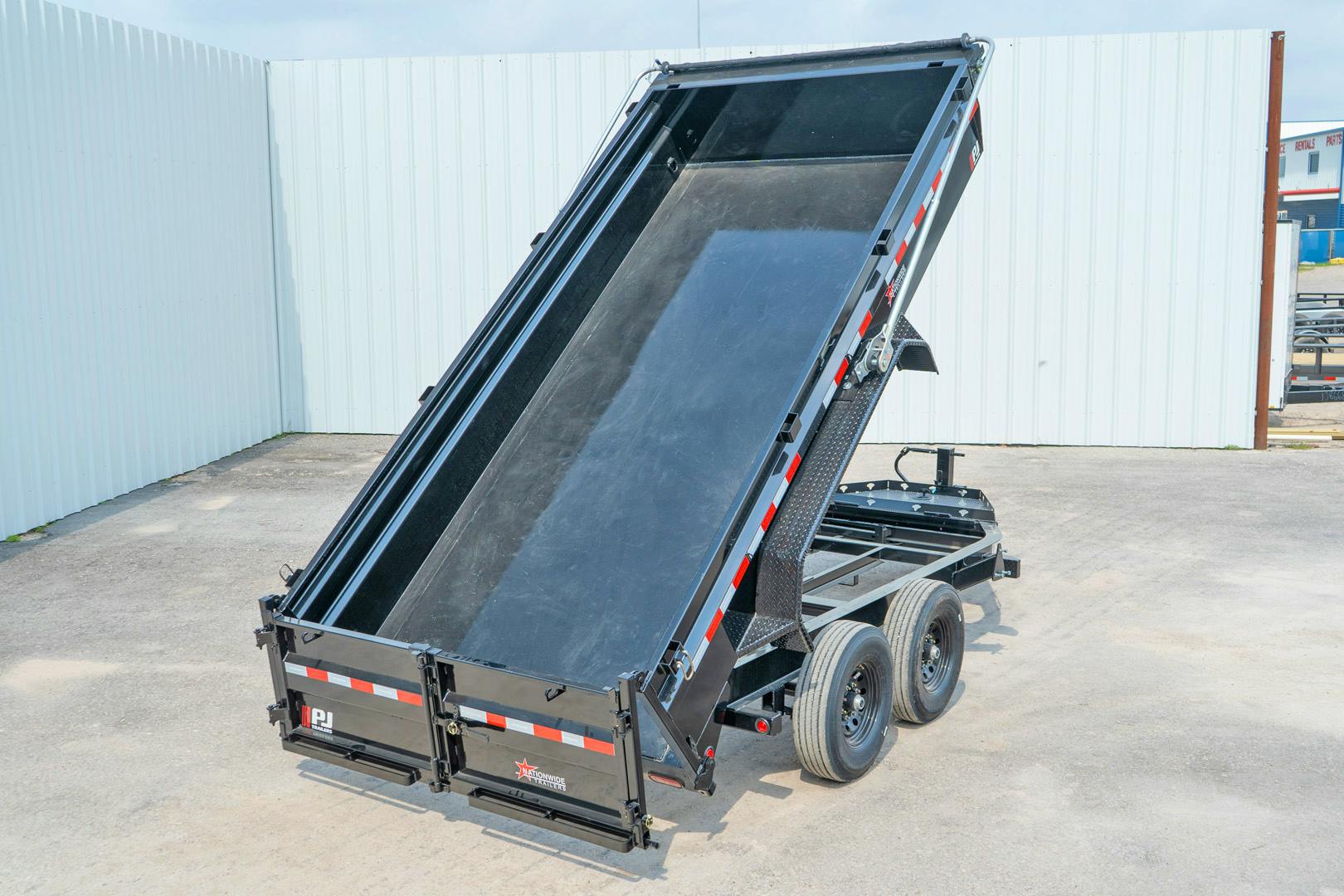 PJ Trailers 14'x83" Voyager Dump Trailer w/ 2' Sides (DV) - Image 23
