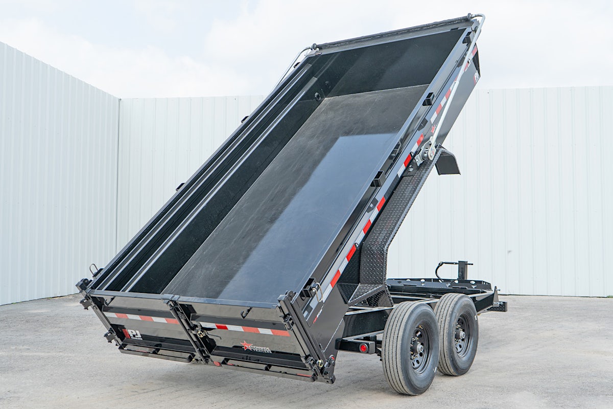 PJ Trailers 14'x83" Voyager Dump Trailer w/ 2' Sides (DV) - Image 25