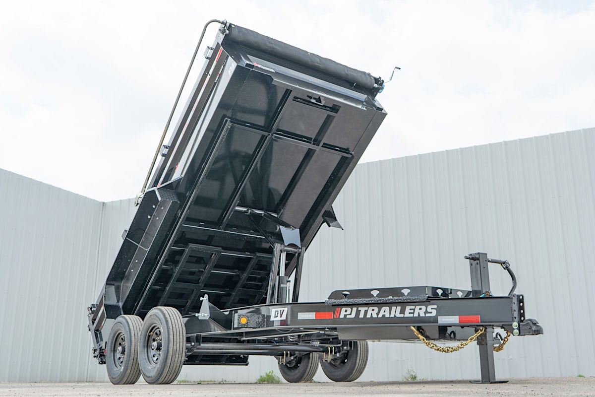 PJ Trailers 14'x83" Voyager Dump Trailer w/ 2' Sides (DV) - Image 5
