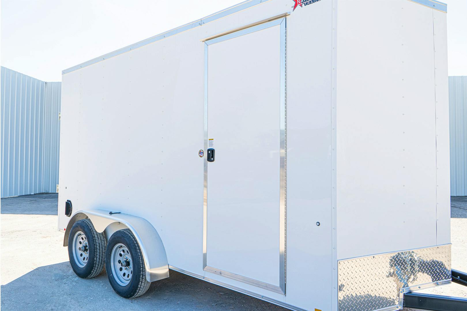 Compass 7'x14' Enclosed Cargo Trailer w/ Rear Ramp Door (C2) - Image 6