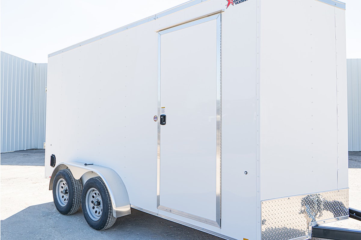 Compass 7'x14' Enclosed Cargo Trailer w/ Rear Ramp Door (C2) - Image 6