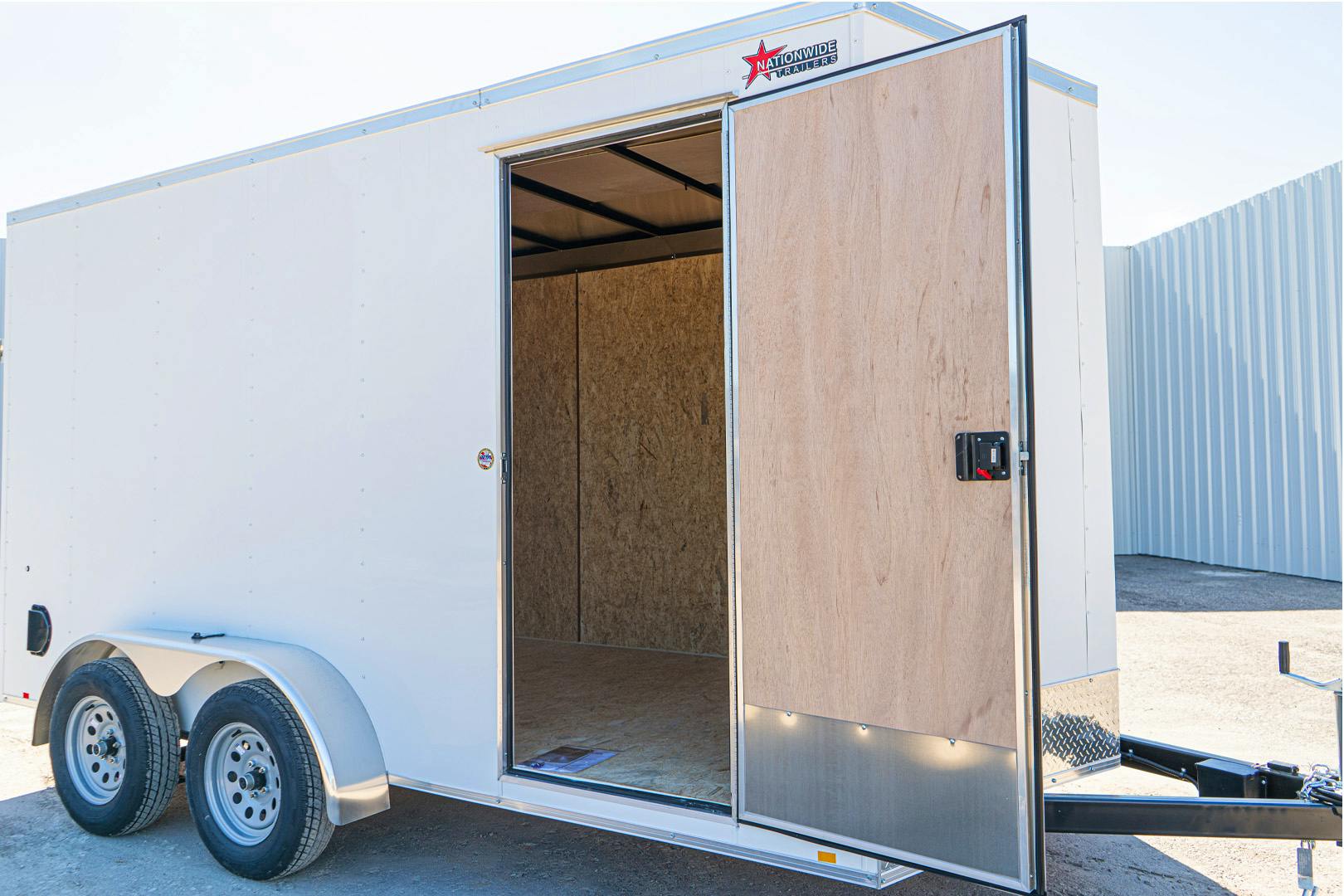 Compass 7'x14' Enclosed Cargo Trailer w/ Rear Ramp Door (C2) - Image 7