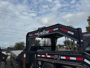 LoneStar 40'x102" Gooseneck Lo-Pro Flatbed Trailer w/ Singles (LS)