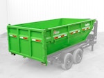 LoneStar 14' 14YD Steel Dumpster Bin w/ 4' Sides Stock #72175 - Thumbnail 1