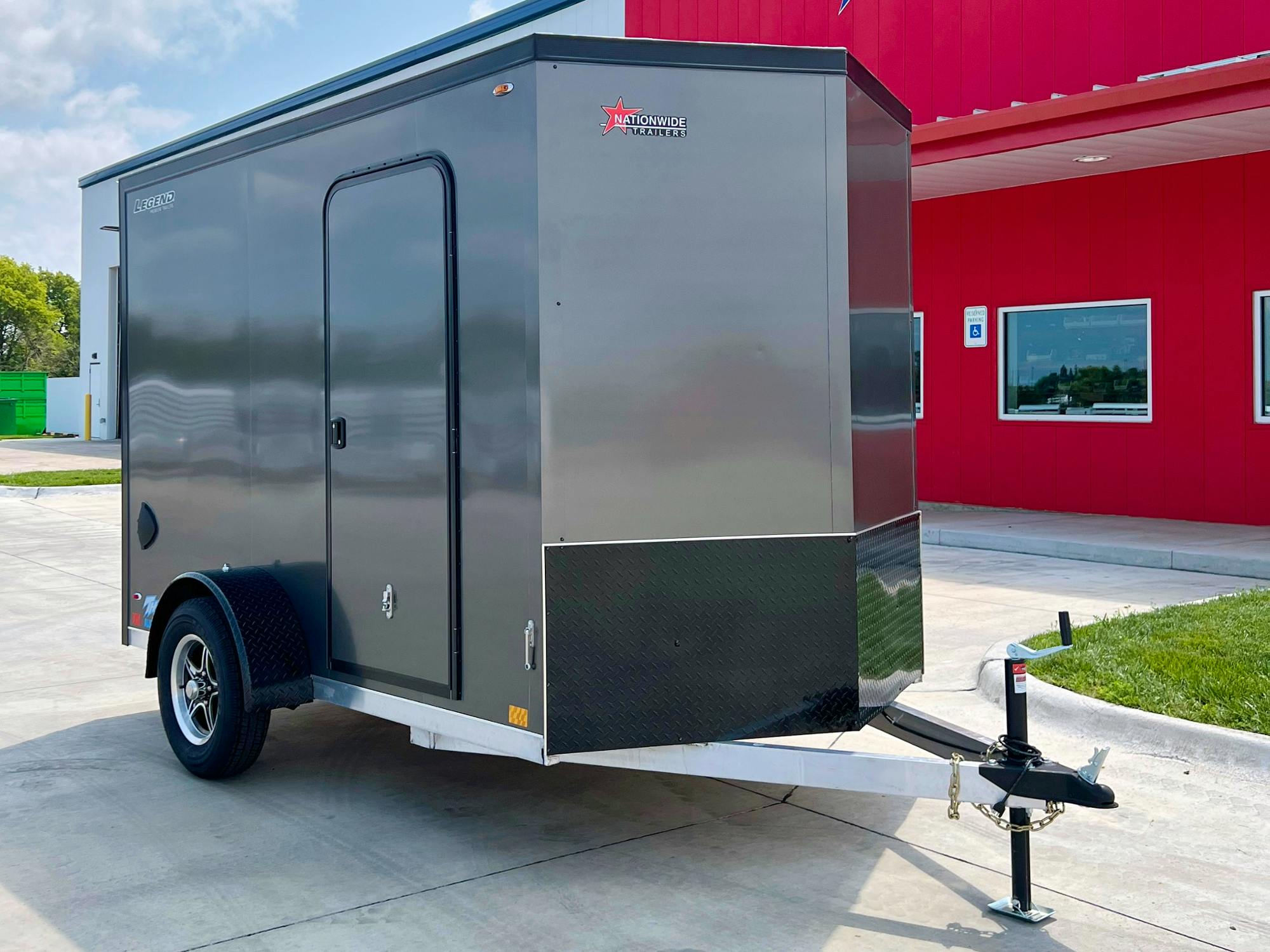 Legend 6'x10' Enclosed Cargo Trailer w/ Rear Ramp Door (C1) - Image 1