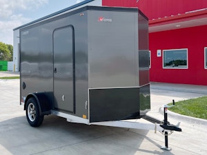 Legend 6'x10' Enclosed Cargo Trailer w/ Rear Ramp Door (C1)