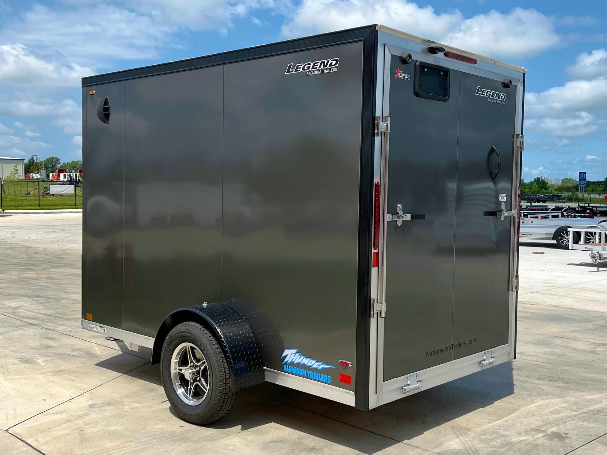 Legend 6'x10' Enclosed Cargo Trailer w/ Rear Ramp Door (C1) - Image 4
