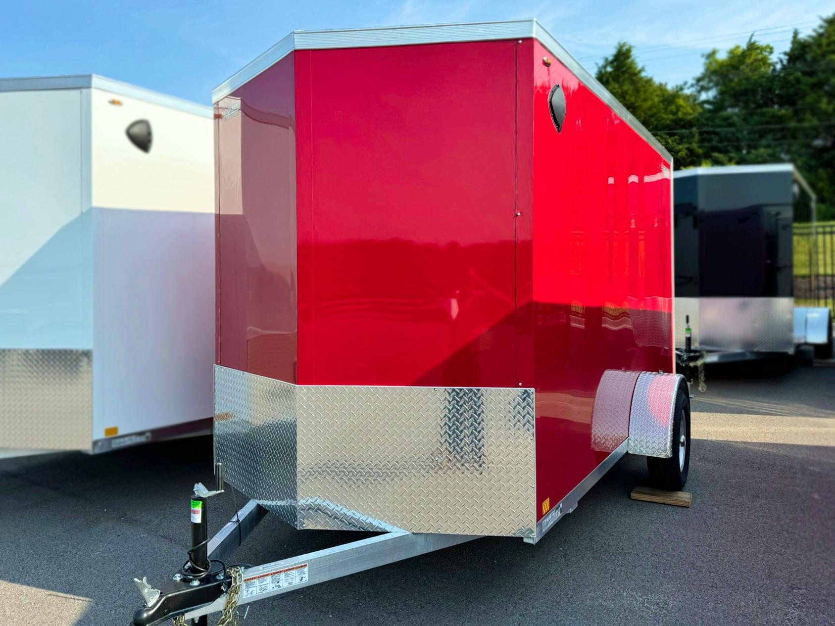 Legend 6'x12' Enclosed Cargo Trailer w/ Rear Ramp Door (C1) - Image 2