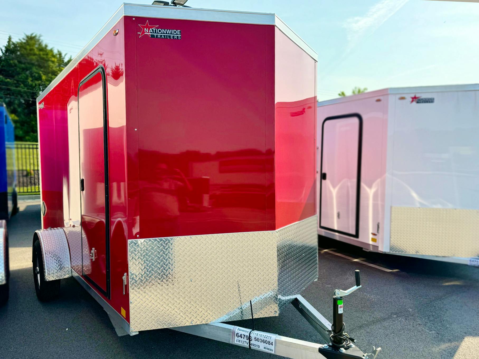 Legend 6'x12' Enclosed Cargo Trailer w/ Rear Ramp Door (C1) - Image 1