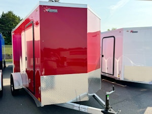 Legend 6'x12' Enclosed Cargo Trailer w/ Rear Ramp Door (C1)