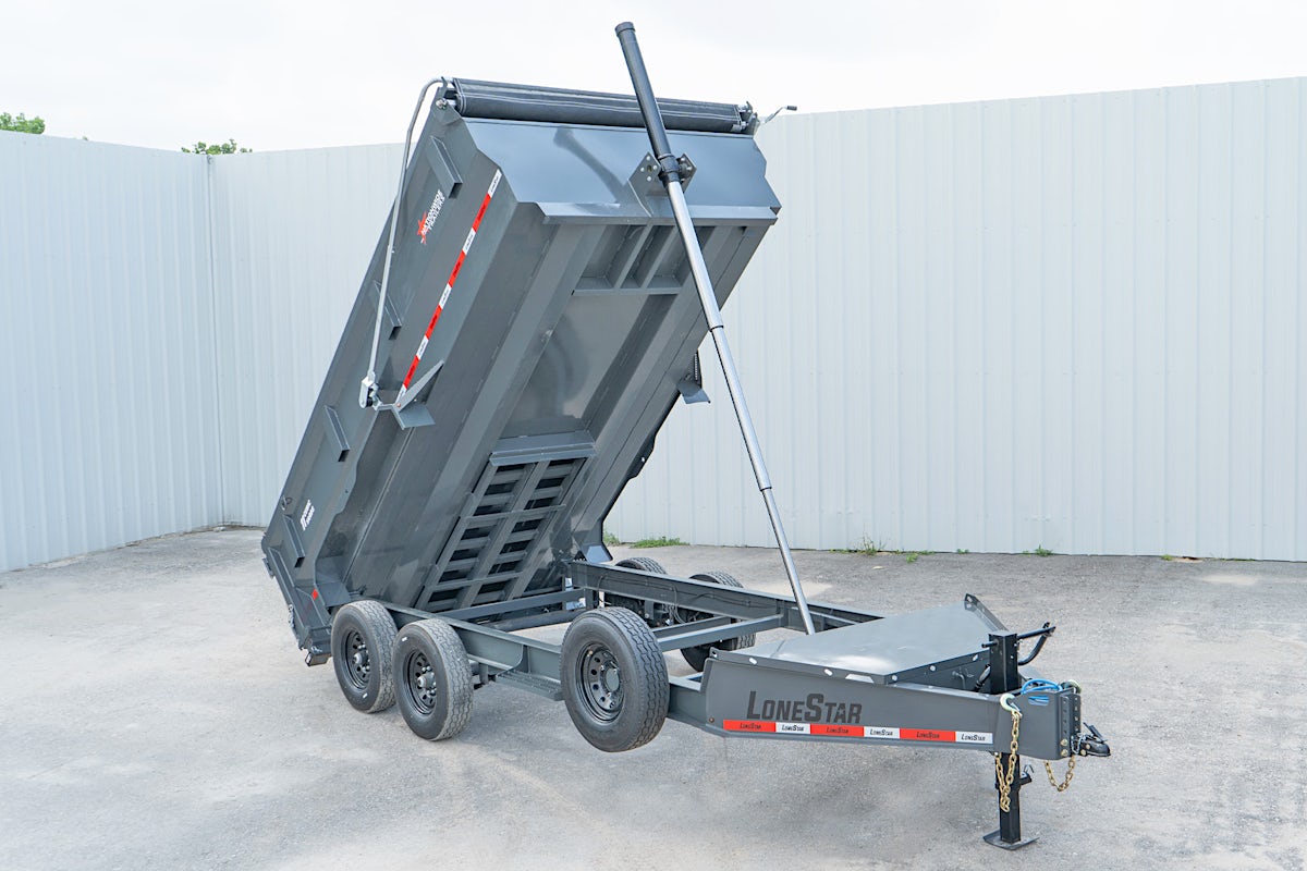 LoneStar 14'x83" Telescopic Dump Trailer w/ 3' Sides (DT) - Image 1