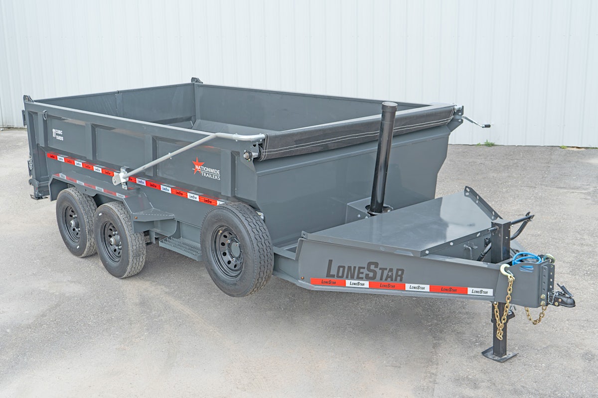 LoneStar 14'x83" Telescopic Dump Trailer w/ 3' Sides (DT) - Image 2