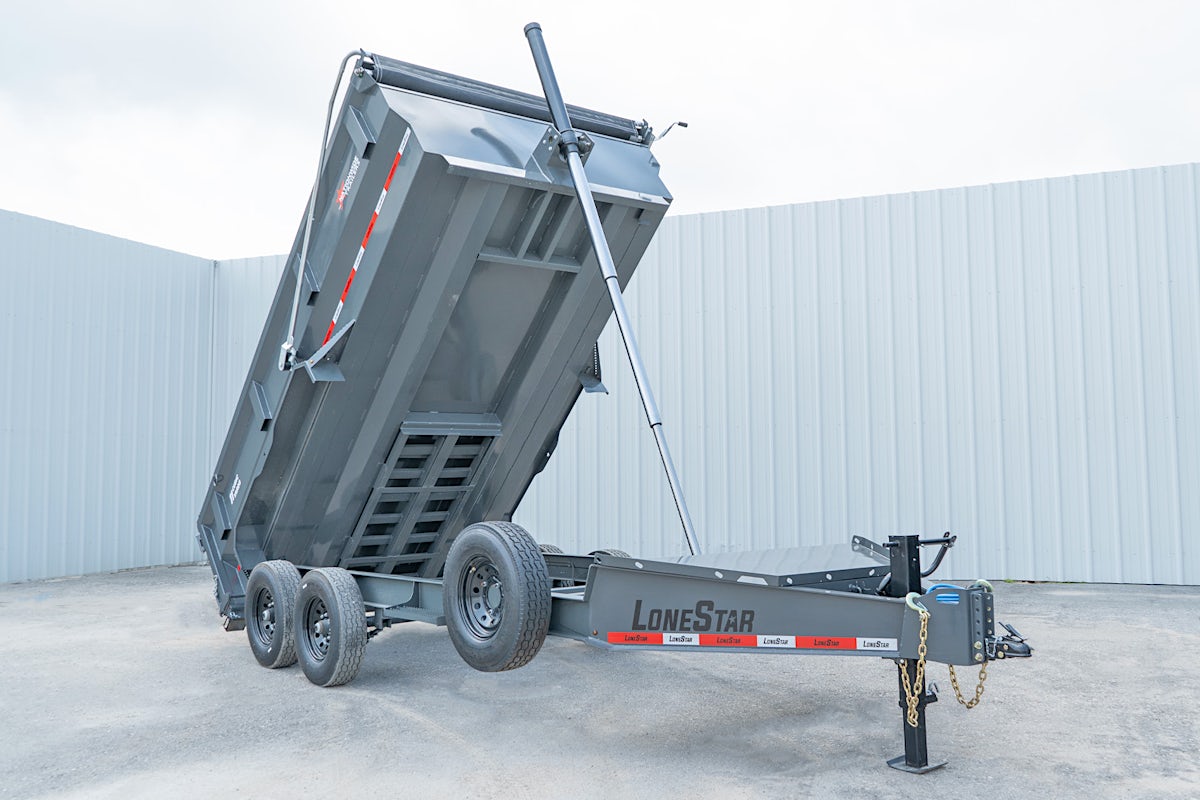 LoneStar 14'x83" Telescopic Dump Trailer w/ 3' Sides (DT) - Image 3