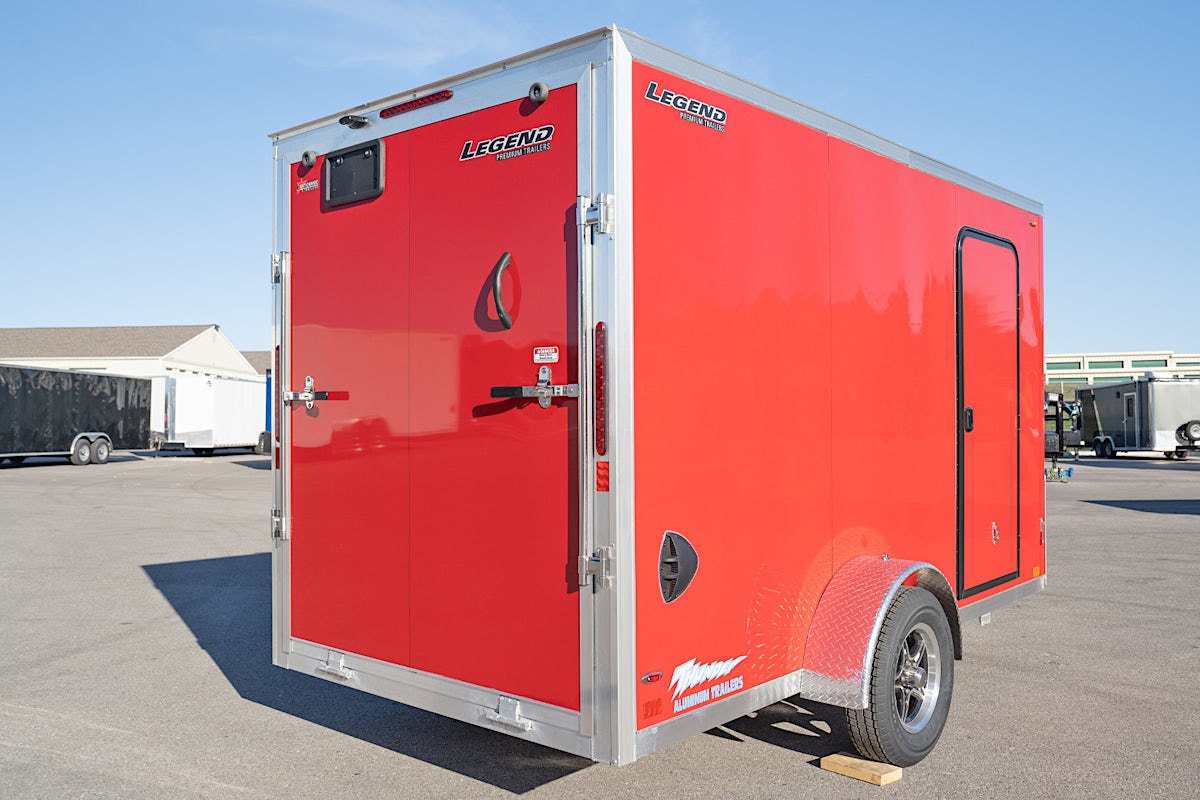 Legend 6'x12' Enclosed Cargo Trailer w/ Rear Ramp Door (C1) - Image 10