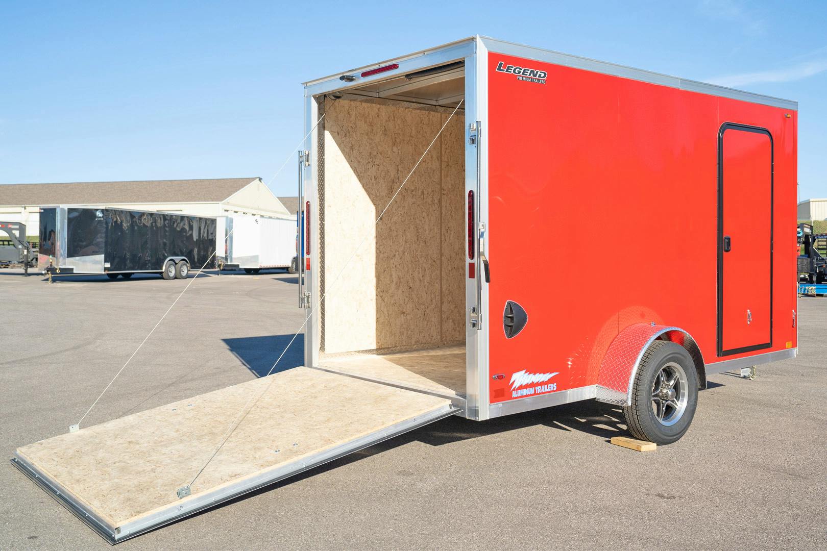 Legend 6'x12' Enclosed Cargo Trailer w/ Rear Ramp Door (C1) - Image 11