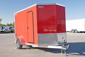 Legend 6'x12' Enclosed Cargo Trailer w/ Rear Ramp Door (C1)