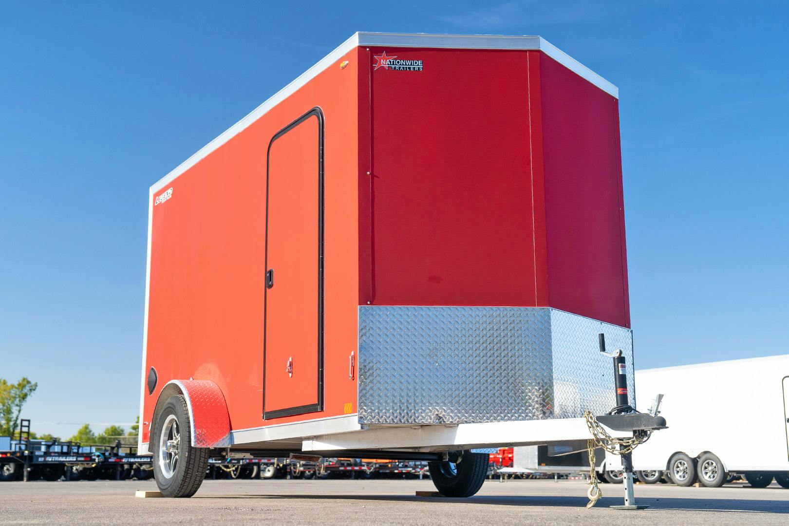 Legend 6'x12' Enclosed Cargo Trailer w/ Rear Ramp Door (C1) - Image 2
