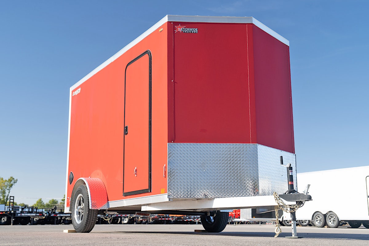 Legend 6'x12' Enclosed Cargo Trailer w/ Rear Ramp Door (C1) - Image 2