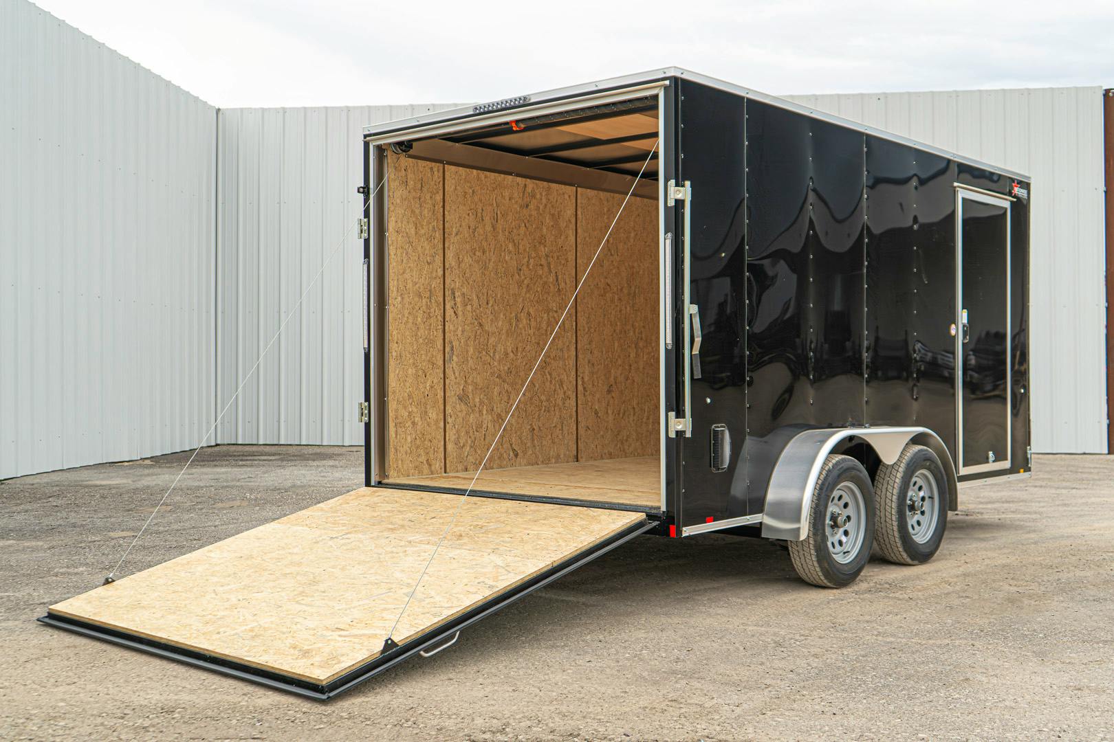 Compass 7'x14' Enclosed Cargo Trailer w/ Rear Ramp Door (C2) - Image 12