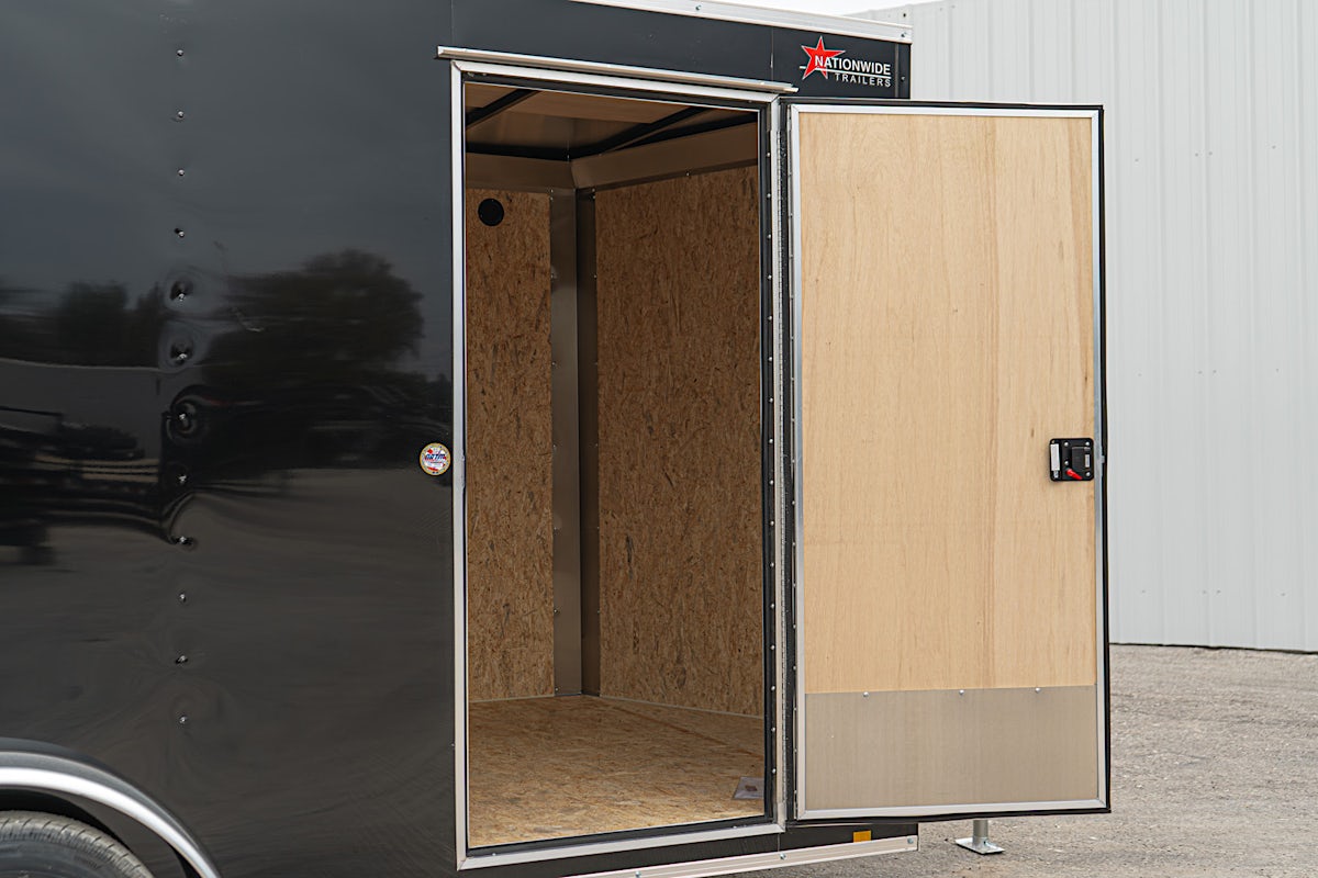 Compass 7'x14' Enclosed Cargo Trailer w/ Rear Ramp Door (C2) - Image 7